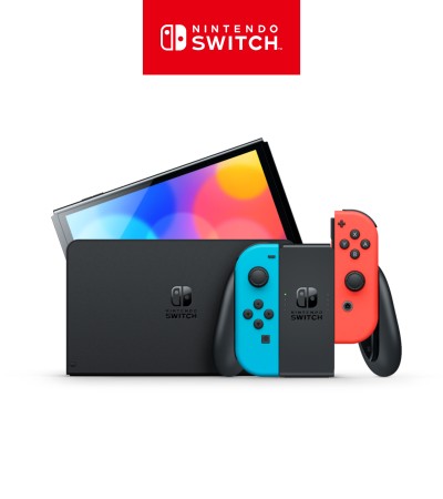 [任天堂官方商店]任天堂Switch-OLED型号霓虹蓝/霓虹红