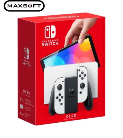 任天堂Switch控制台白色（OLED型号）