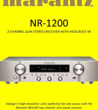 MARANTZ NR-1200 2ch Slim Stereo Receiver with HEOS Built-in