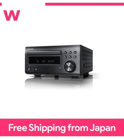 Denon Wide FM AM/FM Radio Tuner High Quality Sound Discrete Amplifier Equipped Bluetooth Compatible CD Receiver Black RCD-M41K